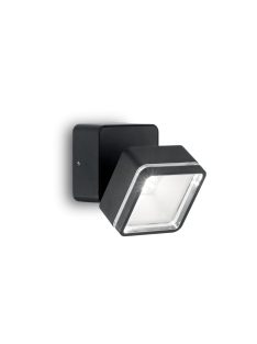   Ideal Lux Kültéri fali lámpa OMEGA AP SQUARE NERO 4000K 165370