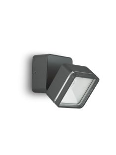  Ideal Lux Kültéri fali lámpa OMEGA AP SQUARE ANTRACITE 4000K 172514