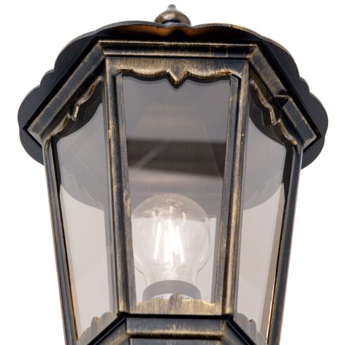 Orion Kültéri fali lámpa OR 11K-82570 schwarz-gold-rauch PUCHBERG 174218