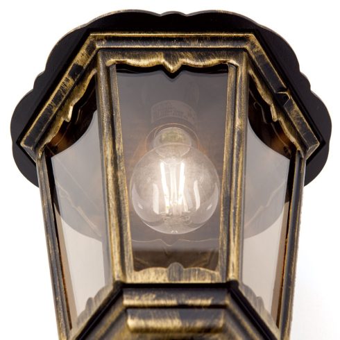 Orion Kültéri fali lámpa OR 11K-82571 schwarz-gold-rauch PUCHBERG 174232
