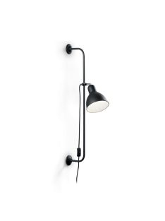 Ideal Lux Fali lámpa SHOWER AP1 NERO 179643