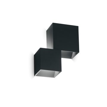 Ideal Lux Kültéri fali lámpa RUBIK AP2 NERO 4000K 180045