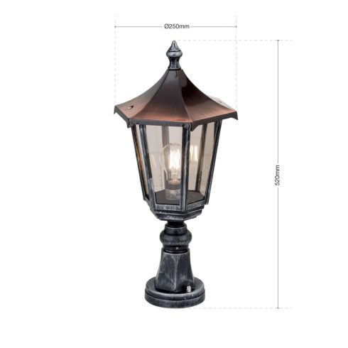 Orion Kültéri álló lámpa OR 11K-82513-A schwarz-silber HERMINE 181629