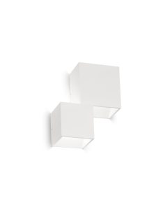   Ideal Lux Kültéri fali lámpa RUBIK AP2 BIANCO 4000K 187358