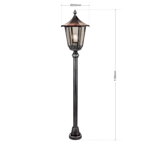 Orion Kültéri álló lámpa OR 11K-82514-A schwarz-silber HERMINE 189243