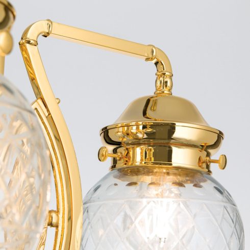  Csillár OR 1440-3 gold-411 klar-Schliff BUDAPEST 202249