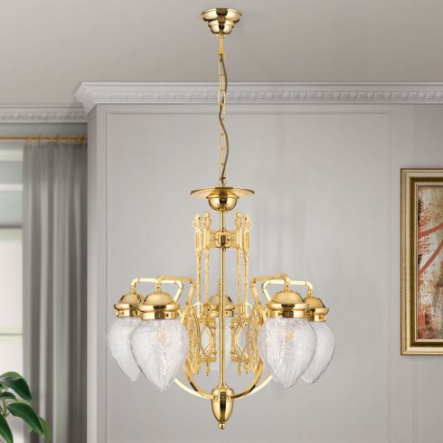 Orion Csillár OR 1440-5 gold-411 klar-Schliff BUDAPEST 202256