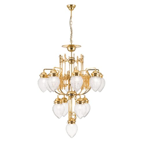 Orion Csillár OR 1440-8+4+1 gold-411 klar-Schliff      BUDAPEST 202270