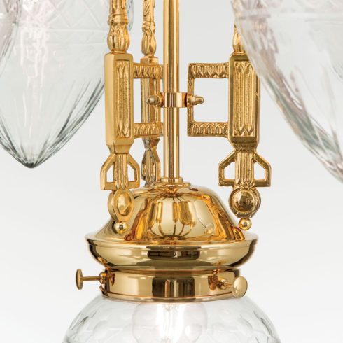 Orion Csillár OR 1440-8+4+1 gold-411 klar-Schliff      BUDAPEST 202270