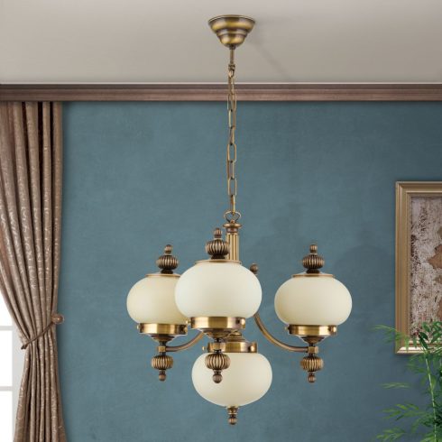 Orion Csillár OR 1319-3+1 Patina-328 champ matt WIENER NOSTALGIE 205004