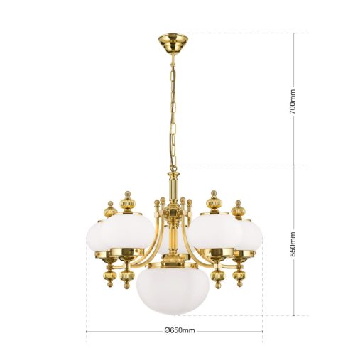 Orion OR 1319-5+1 MS-328, 329 opal matt WIENER NOSTALGIE 205059