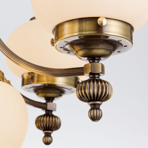 Orion Csillár OR 1319-5+1 Patina-328, 329 champ matt WIENER NOSTALGIE 205066