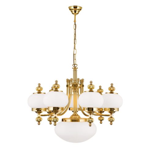 Orion Csillár OR 1319-7+1 MS-328, 330 opal matt WIENER NOSTALGIE 205080