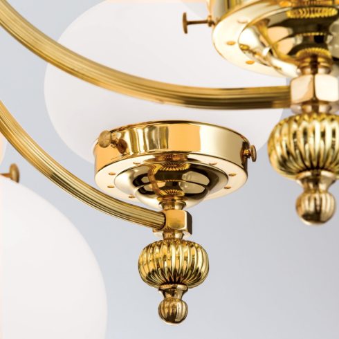 Orion Csillár OR 1319-7+1 MS-328, 330 opal matt WIENER NOSTALGIE 205080