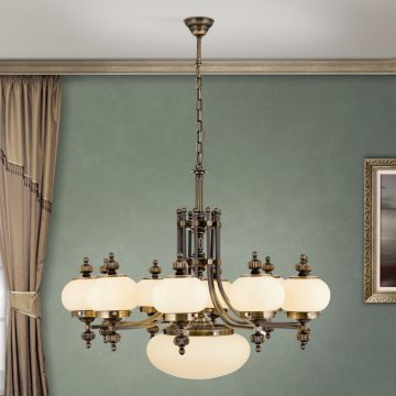   Orion Csillár OR 1319-10+1 Patina-328, 337 champ matt WIENER NOSTALGIE 205127