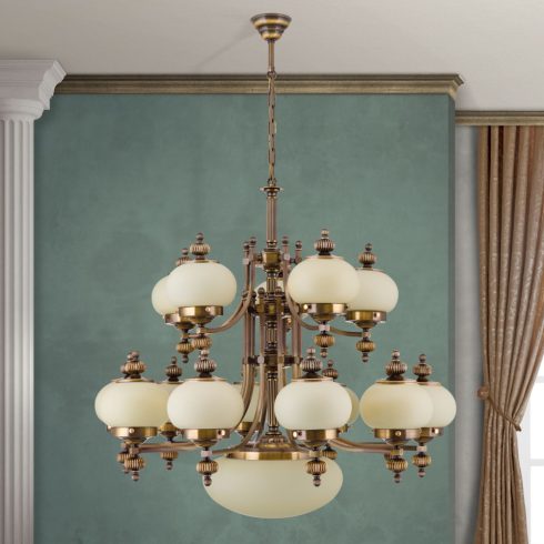 Orion Csillár OR 1319-10+5+1 Patina-328,337 champ matt WIENER NOSTALGIE 205158