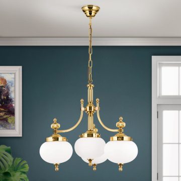   Orion Csillár OR 1320-3+1 MS-328 opal matt WIENER NOSTALGIE 205301