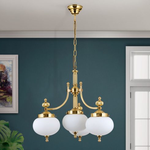 Orion Csillár OR 1320-3+1 MS-328 opal matt WIENER NOSTALGIE 205301