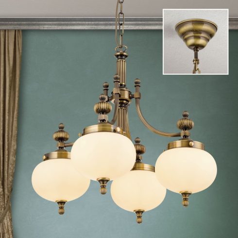 Orion Csillár OR 1320-4 Patina-328 champ matt WIENER NOSTALGIE 205349