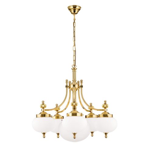 Orion Csillár OR 1320-5+1 MS-328, 329 opal matt WIENER NOSTALGIE 205363