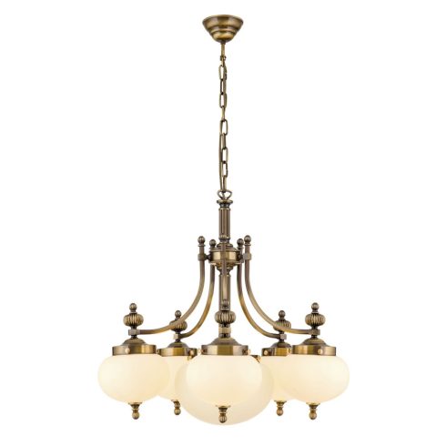 Orion Csillár OR 1320-5+1 Patina-328, 329 champ matt WIENER NOSTALGIE 205370