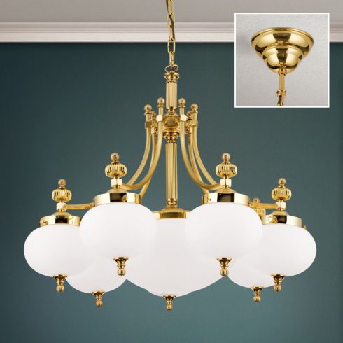 Orion Csillár OR 1320-7+1 MS-328, 330 opal matt WIENER NOSTALGIE 205394