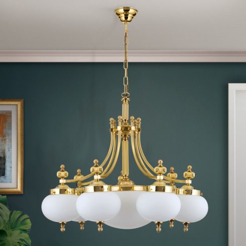 Orion Csillár OR 1320-7+1 MS-328, 330 opal matt WIENER NOSTALGIE 205394