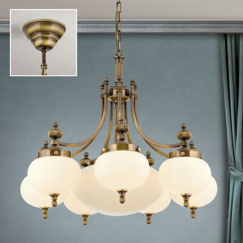 Orion Csillár OR 1320-7+1 Patina-328, 330 champ matt WIENER NOSTALGIE 205400