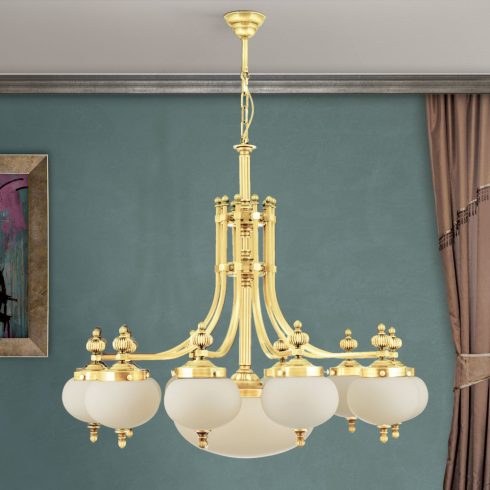 Orion Csillár OR 1320-10+1 MS-328, 337 opal matt WIENER NOSTALGIE 205424