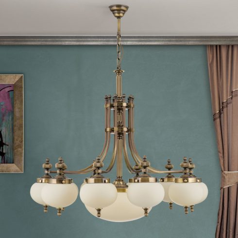 Orion Csillár OR 1320-10+1 Patina-328, 337 champ matt WIENER NOSTALGIE 205431