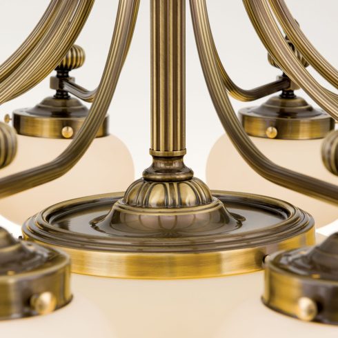 Orion Csillár OR 1320-10+1 Patina-328, 337 champ matt WIENER NOSTALGIE 205431