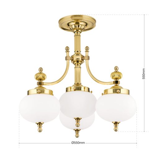 Orion OR 1321-3+1 MS-328 opal matt WIENER NOSTALGIE 205820