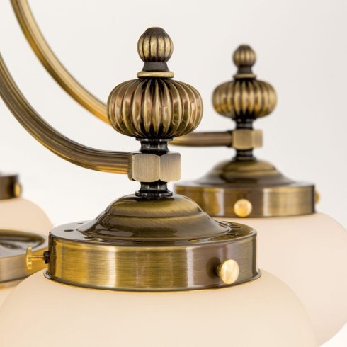 Orion Csillár OR 1321-5+1 Patina-328, 329 champ matt WIENER NOSTALGIE 205950