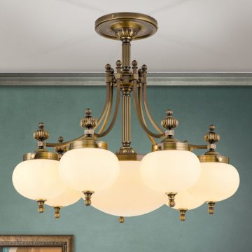   Orion Csillár OR 1321-7+1 Patina-328, 330 champ matt WIENER NOSTALGIE 206001