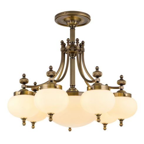 Orion Csillár OR 1321-7+1 Patina-328, 330 champ matt WIENER NOSTALGIE 206001