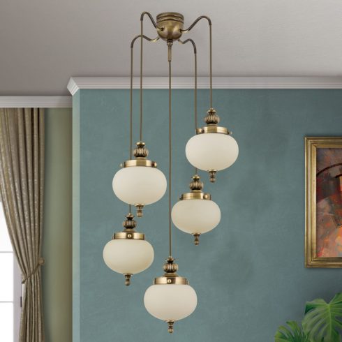 Orion Csillár OR 1323-4+1 Patina-328 champ matt WIENER NOSTALGIE 206056