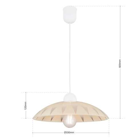 Orion Függeszték OR8-214 beige-Aufh. MARTINA 213733
