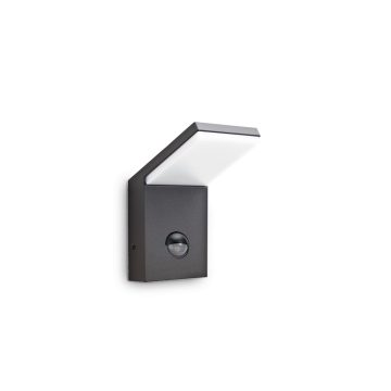   Ideal Lux Kültéri fali lámpa STYLE AP1 SENSOR ANTRACITE 221519