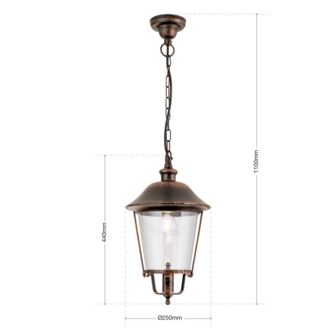 Orion Kültéri függeszték OR 11K-360.02 schw.-kupfer KENZO 222865