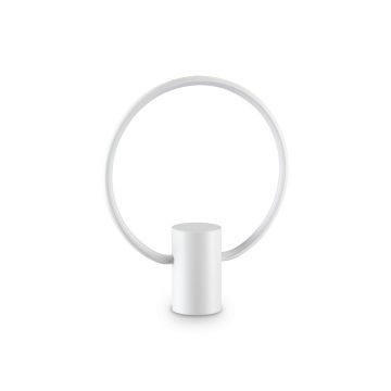 Ideal Lux Asztali lámpa CERCHIO TL BIANCO 224633