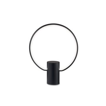 Ideal Lux Asztali lámpa CERCHIO TL NERO 224640