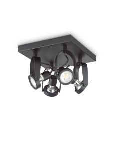   Ideal Lux Mennyezeti lámpa GLIM COMPACT PL4 SQUARE NERO 229621