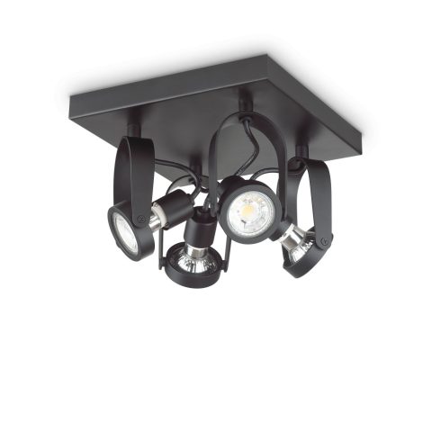 Ideal Lux Mennyezeti lámpa GLIM COMPACT PL4 SQUARE NERO 229621