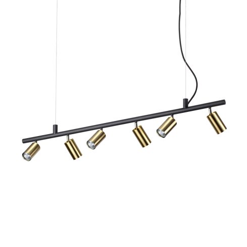 Ideal Lux Függeszték DYNAMITE SP6 OTTONE SATINATO 244648