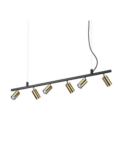 Ideal Lux Függeszték DYNAMITE SP6 OTTONE SATINATO 244648