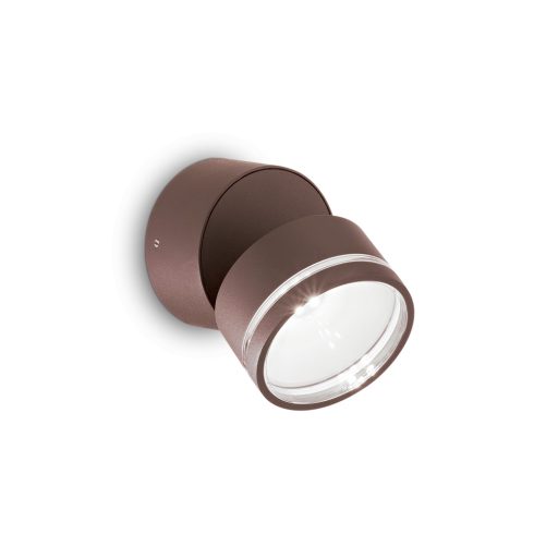 Ideal Lux Kültéri fali lámpa OMEGA AP ROUND COFFEE 4000K 247069