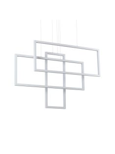 Ideal Lux Függeszték FRAME SP RETTANGOLO BIANCO 253589