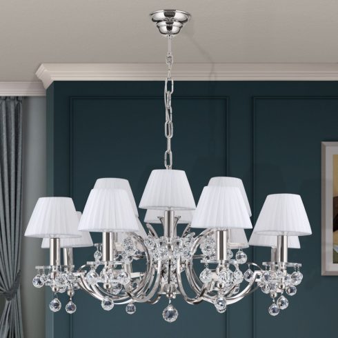 Orion Csillár OR 2144-8+4 chrom-4469 weiß KRISTALLDESIGN 255009