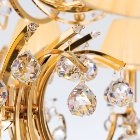 Orion Csillár OR 2144-12+6 gold-4469 champ KRISTALLDESIGN 255030