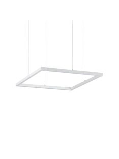   Ideal Lux Függeszték ORACLE SLIM D50 SQUARE WH 3000K 259154